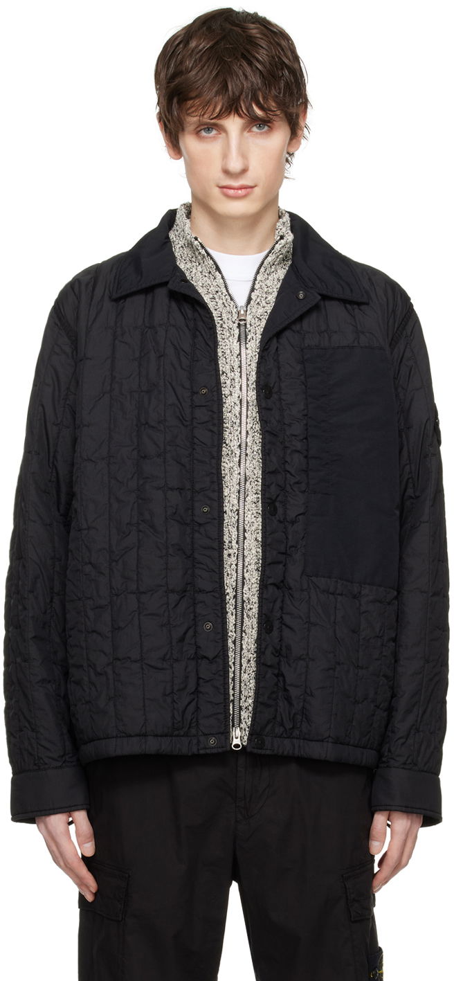 Куртка Stone Island Quilted Jacket чорний | 801540831