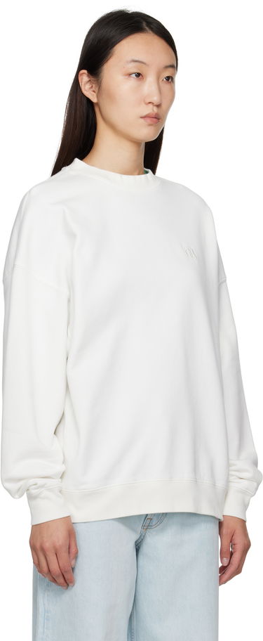 Світшоти Anine Bing ANINE BING Miles Framed Monogram Sweatshirt білий | A-08-11205-OFW1, 1