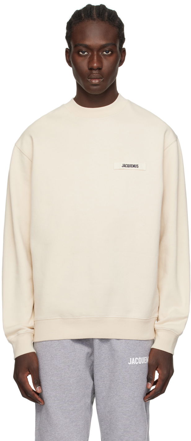 Світшоти Jacquemus Les Classiques 'Le Sweatshirt Gros Grain' Sweatshirt бежевий | 24E245JS206-2036