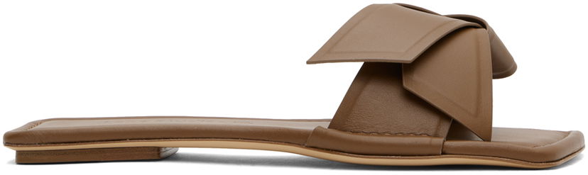 Аксесуари Acne Studios Acne Studios Musubi Leather Sandals Коричневий | AD0598-