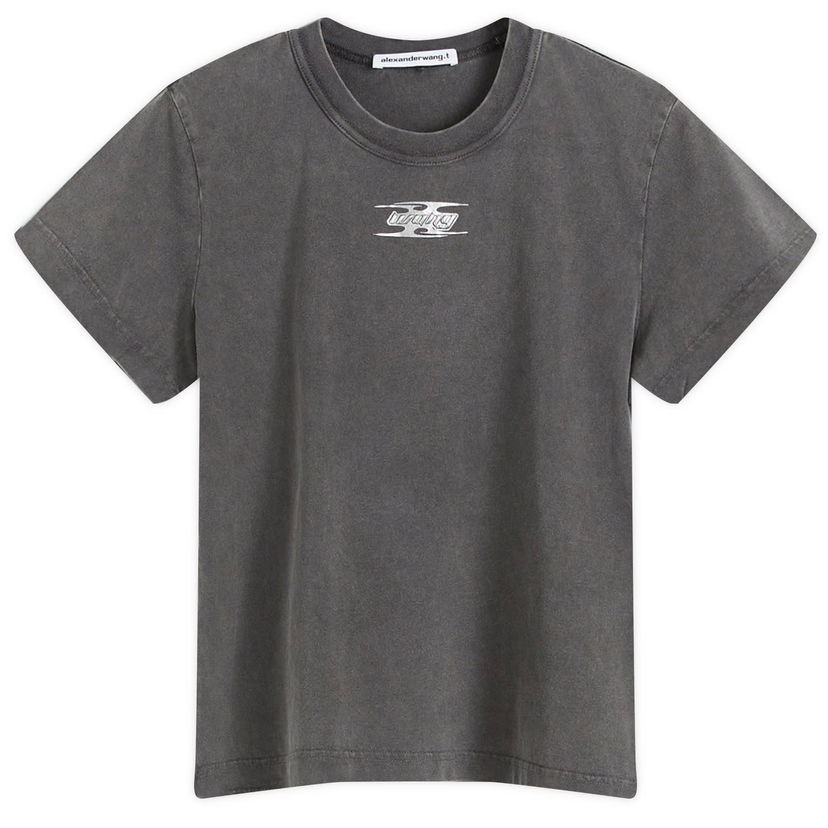Футболка Alexander Wang Logo Graphic T-shirt Сірий | 4CC4241514-208A