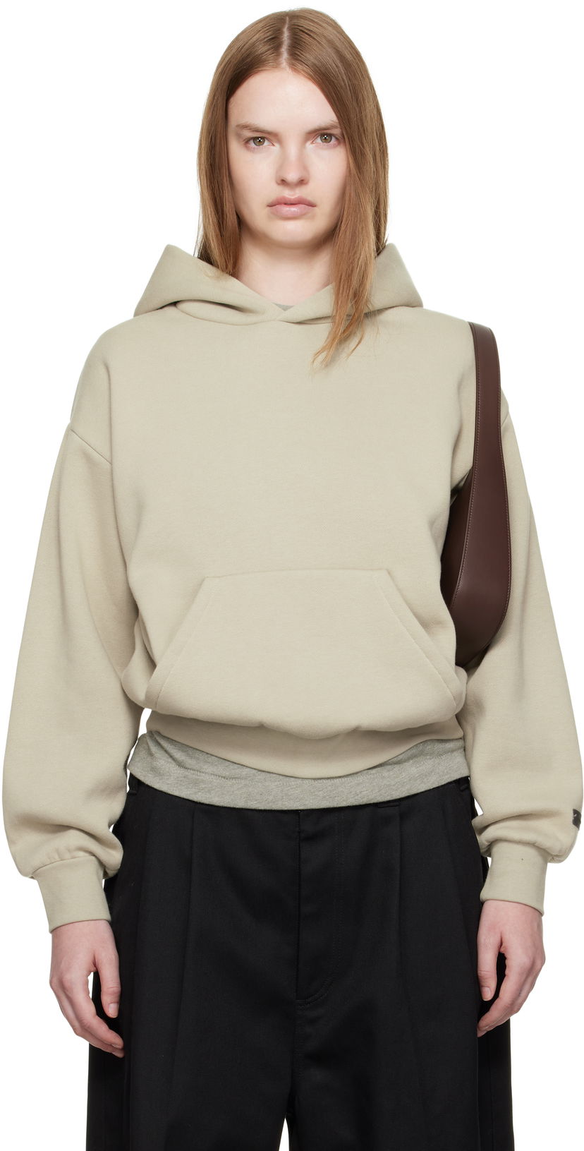 Світшоти Fear of God Fear of God ESSENTIALS Classic Fit Hoodie бежевий | 192SP255546FW