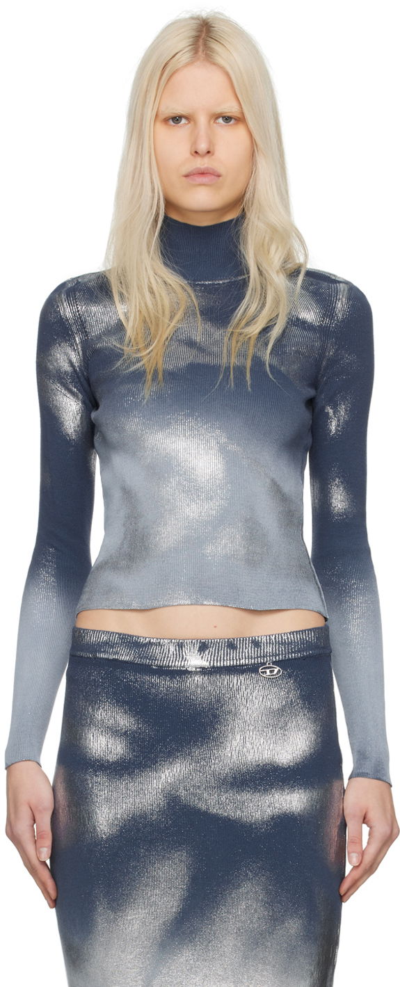 Cветр Diesel M-Ileen Turtleneck Сірий | A12417 0BNAE