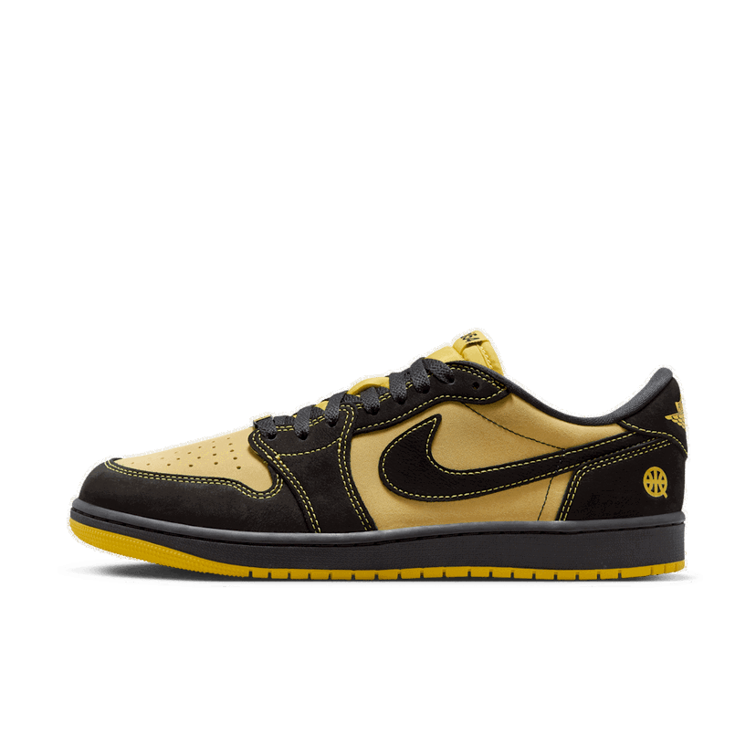 Кросівки та взуття Jordan Quai 54 x Air Jordan 1 Retro Low OG "Tour Yellow/Black" Жовтий | IB8836-007