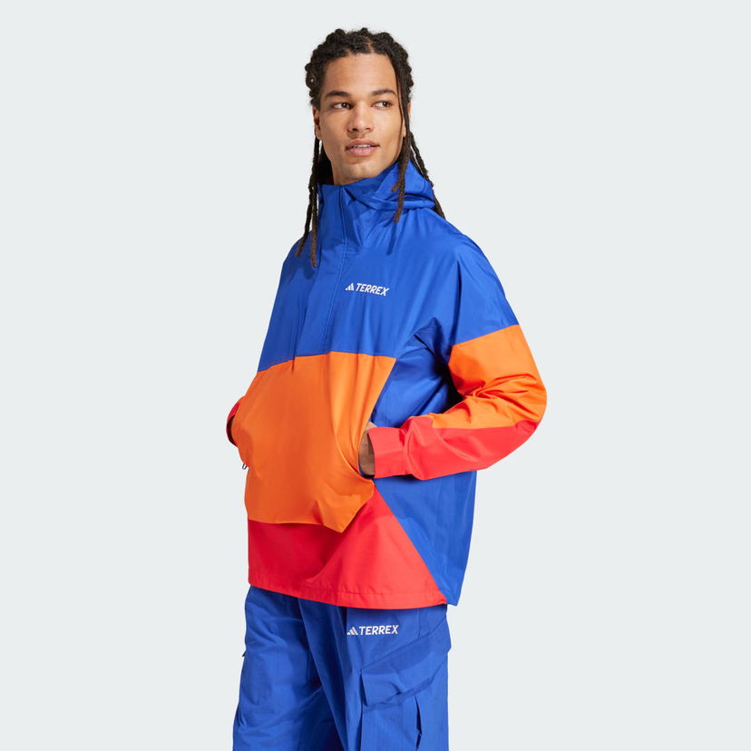 Вітровка adidas Performance Terrex Xploric 2.5L Climaproof Windbreaker Синій | JD8348