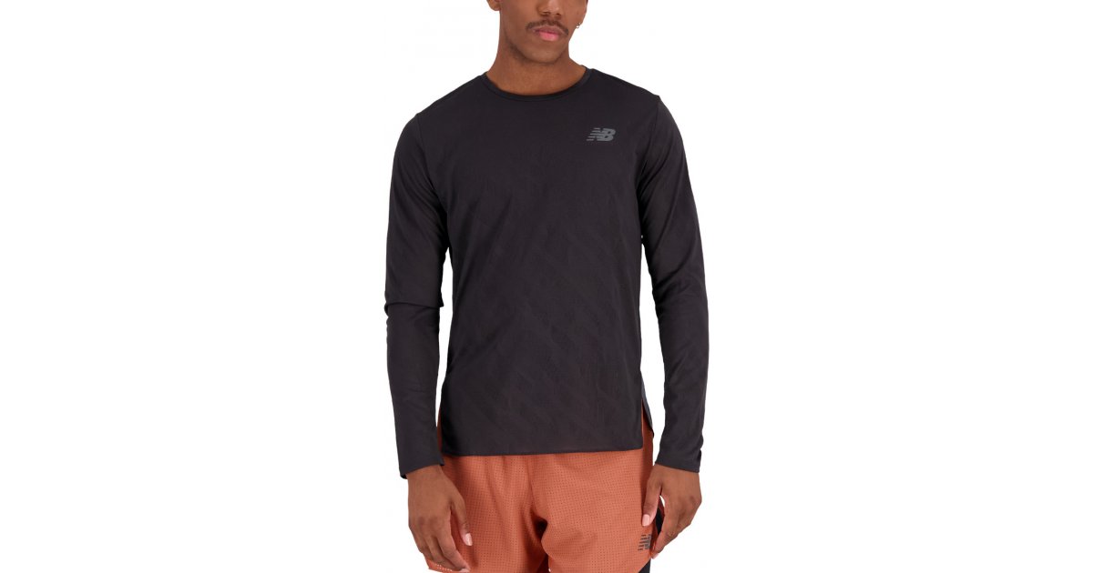 Футболка New Balance Tee Q Speed чорний | mt31282-bk, 1