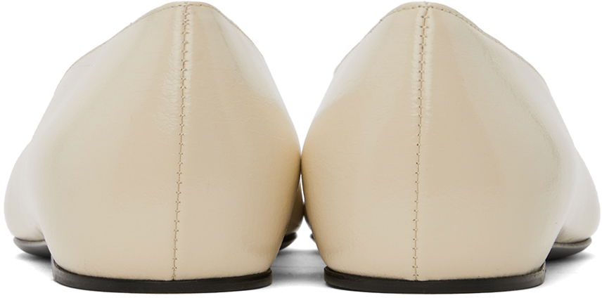 Одяг TOTEME TOTEME Asymmetric Ballerina Flats бежевий | 241-WAS990-LE0046, 1