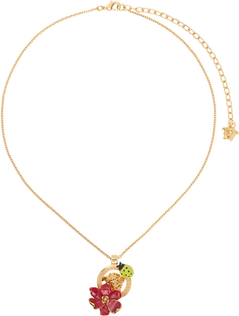Кольє Versace Versace Strawberry Garden Pendant Necklace Металік | 1018973_1A00638_4JHG0