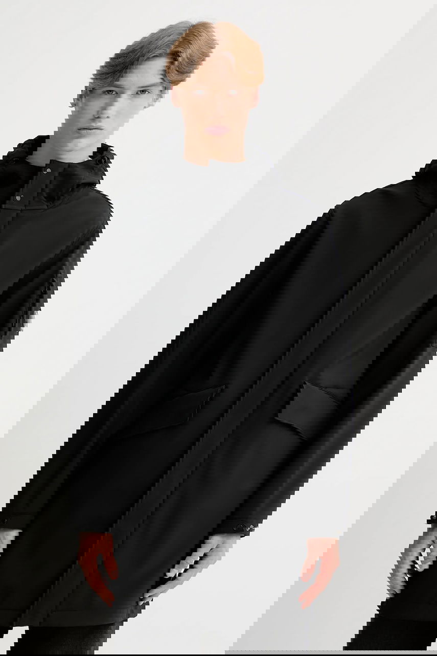 Парка C.P. Company C.P. Company Hooded Soft Shell Parka чорний | 19CMOW004A006097A, 0