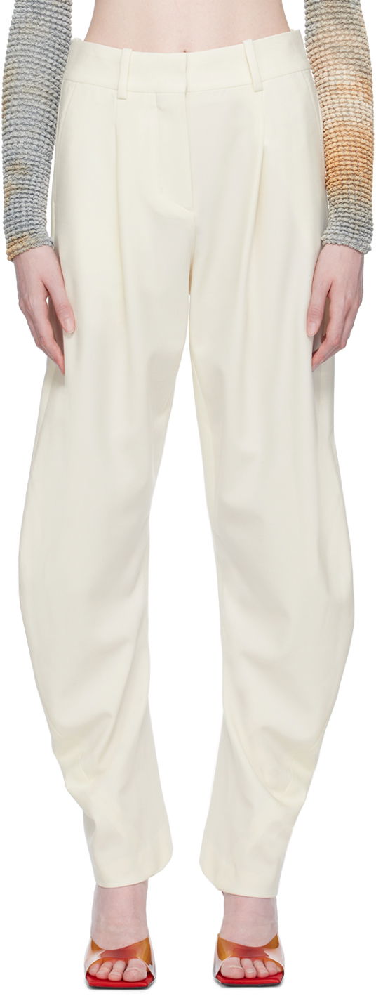 Штани Off-White Banana Trousers білий | OWCO004S23FAB0020404