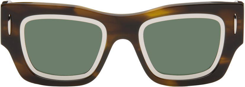 Сонцезахисні окуляри Loewe Loewe Cinema Double Layer Sunglasses Коричневий | LW40168IM5352N 840126861396