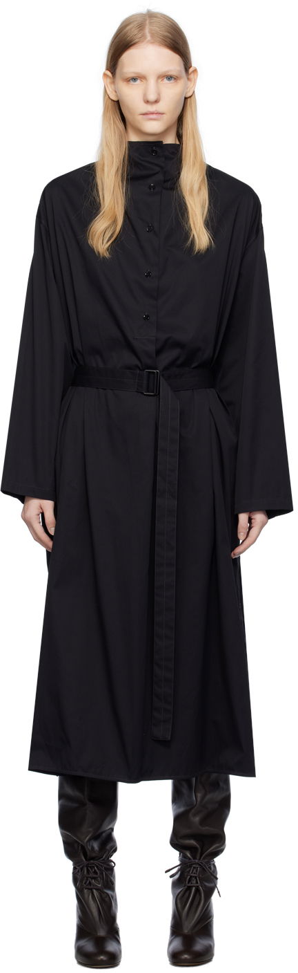 Сорочка LEMAIRE LEMAIRE Housse Midi Dress чорний | DR1040 LF824
