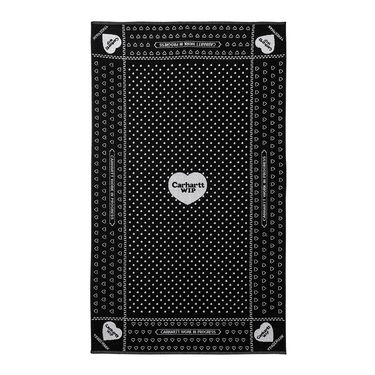 Flexstyle Carhartt WIP Heart Bandana Towel чорний | I033266.28CXX, 1