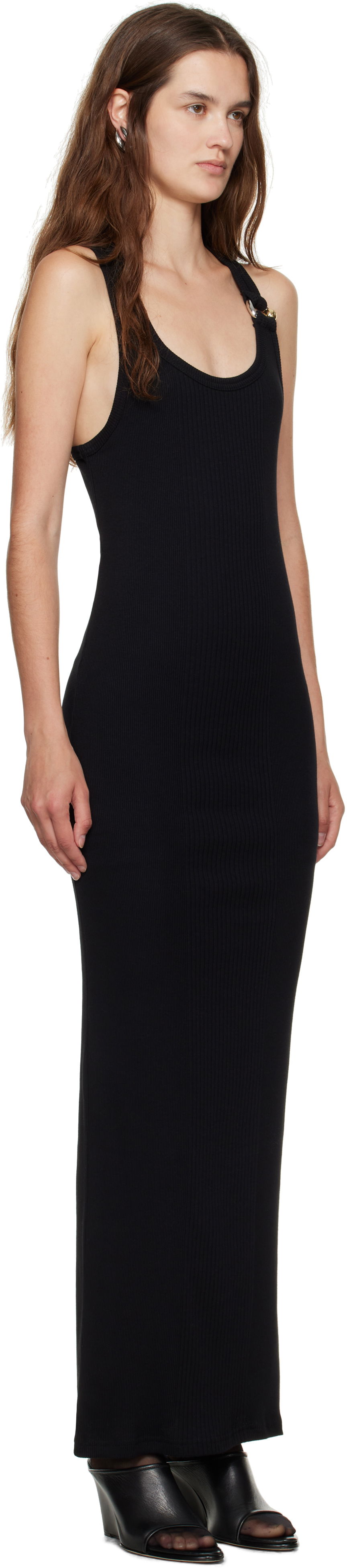 плаття Jean Paul Gaultier Jean Paul Gaultier 'The Piercing' Maxi Dress чорний | 25/03-W-DR067-J014-00, 1