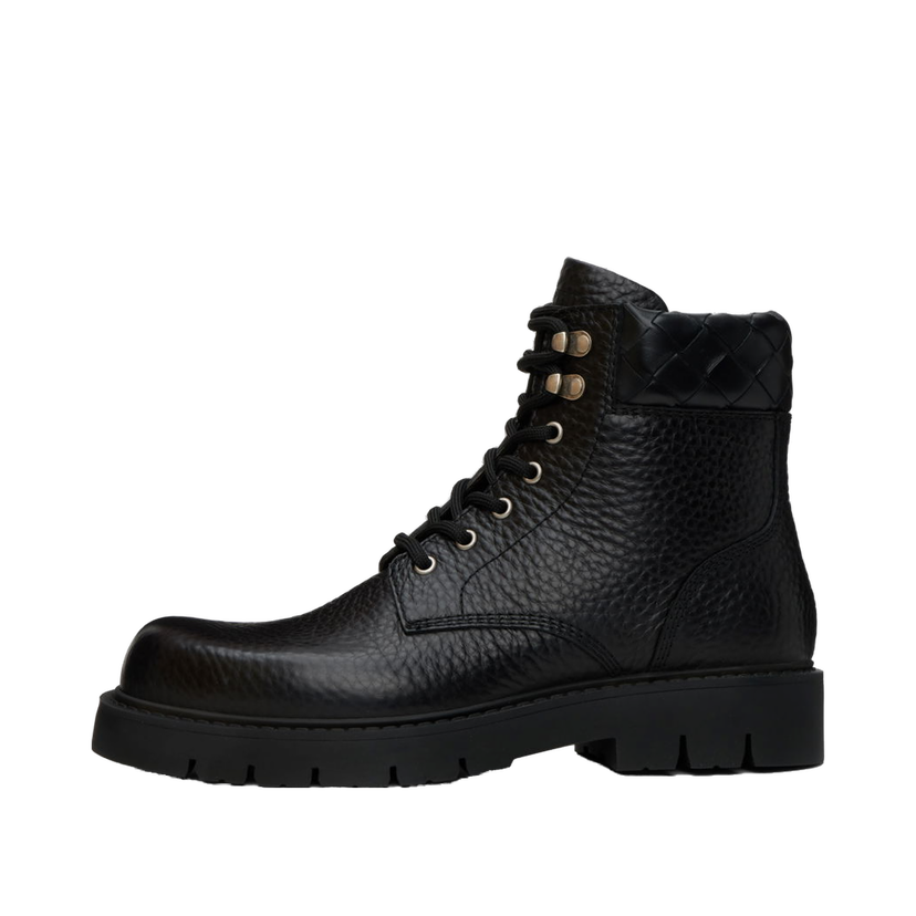 Кросівки та взуття Bottega Veneta Haddock Boots чорний | 796451 V4EP0 1001