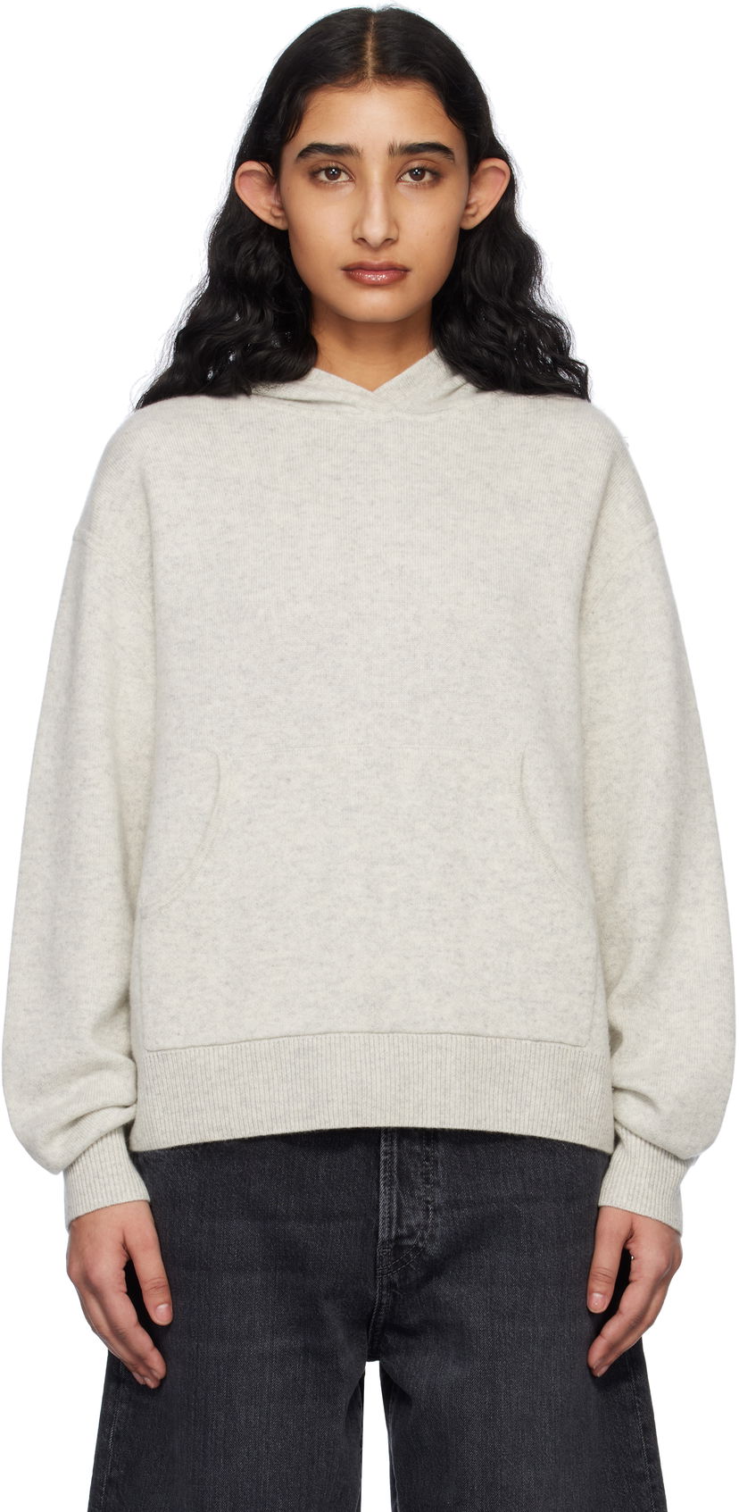 Світшоти Acne Studios Acne Studios Cashmere Hoodie Сірий | B60353-