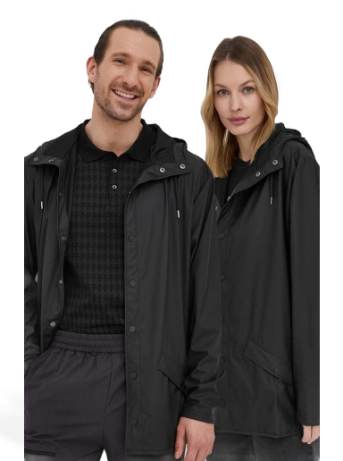 Куртка Rains 12010 Jacket чорний | 12010.01