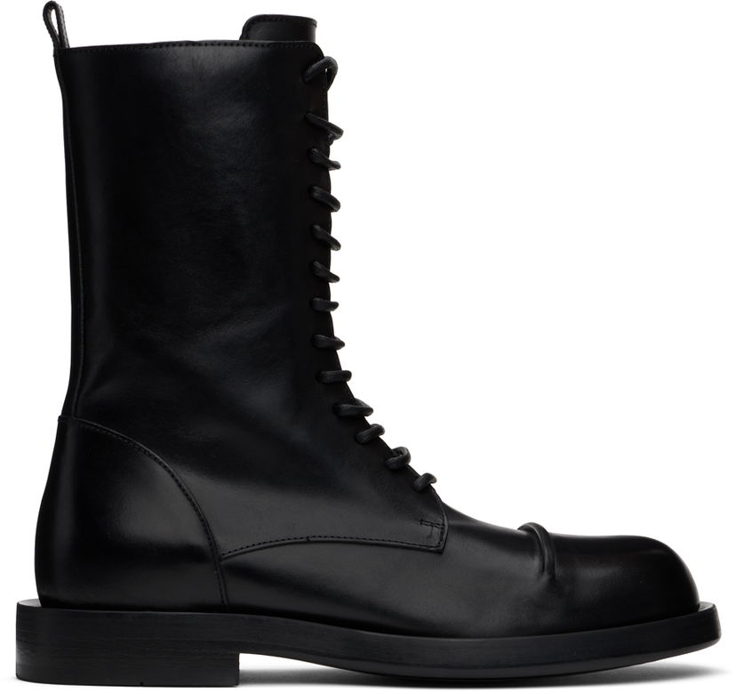 Одяг Ann Demeulemeester Ann Demeulemeester Gillian Pintuck Combat Boots чорний | 2402-M-C15-LT049-099