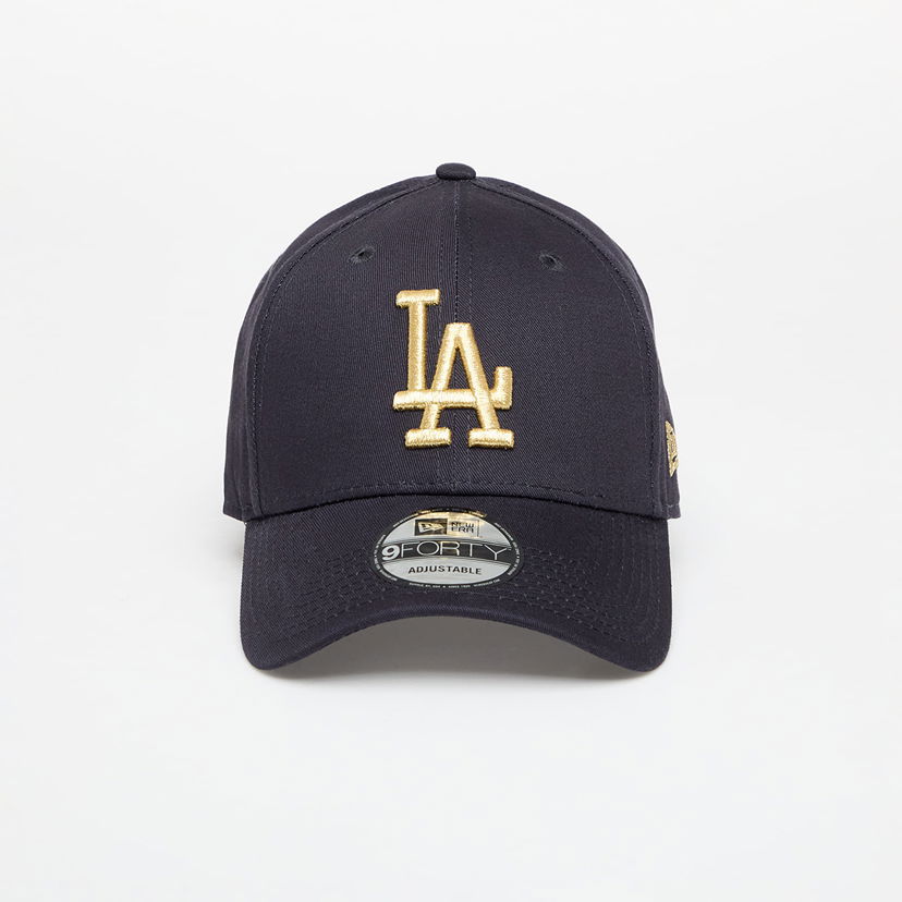 Кепка New Era New Era MLB Metallic 9FORTY Los Angeles Dodgers Adjustable Cap темно-синій | 60595193