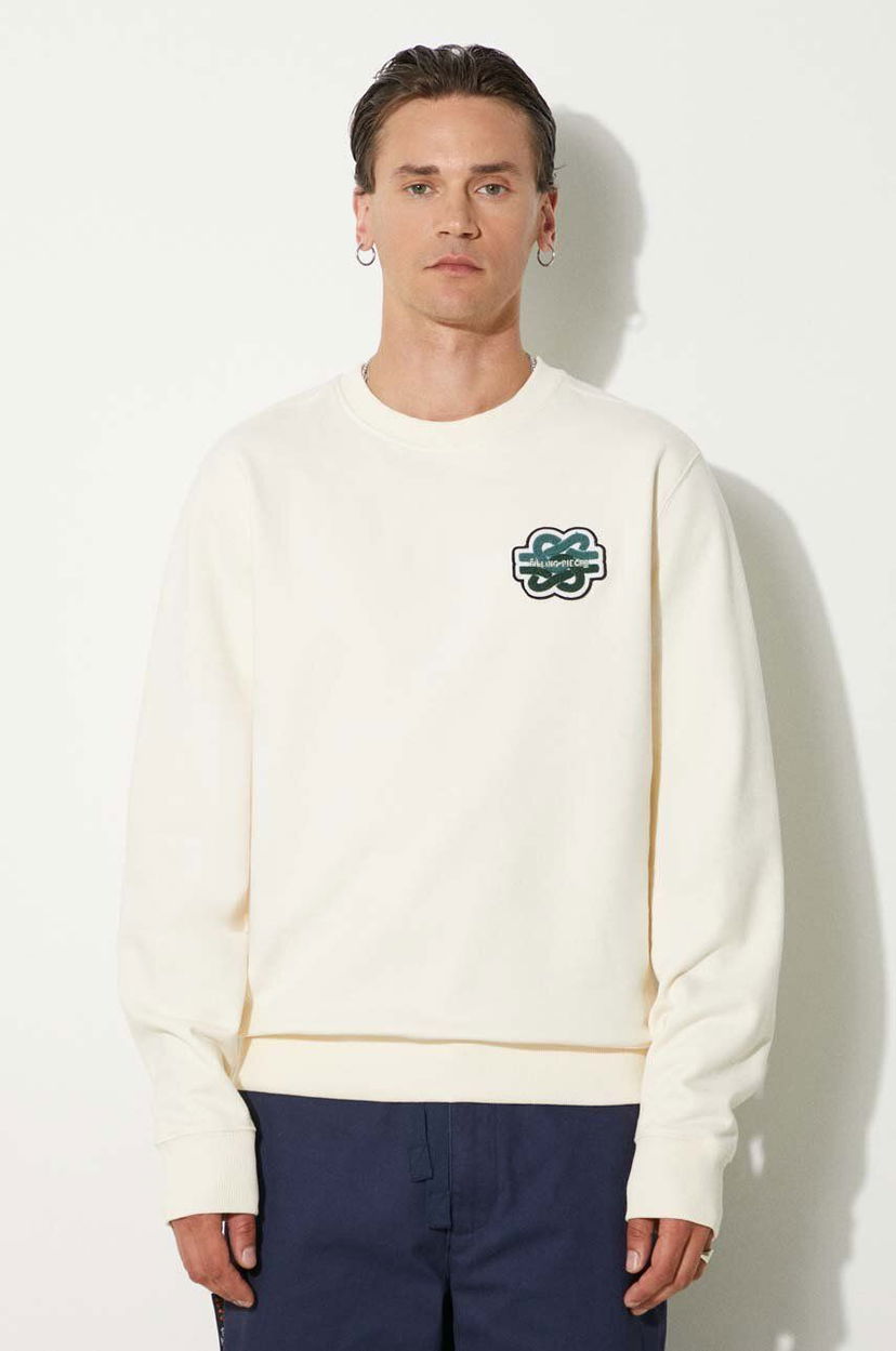 Світшоти Filling Pieces Crewneck Sweatshirt With Application бежевий | 74533929936