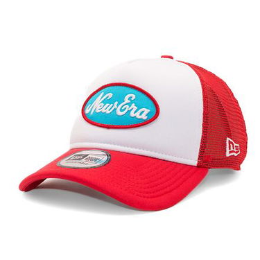 Кепка New Era 9FORTY A-Frame Trucker Oval Red / White One Size Червоний | 60435036, 0