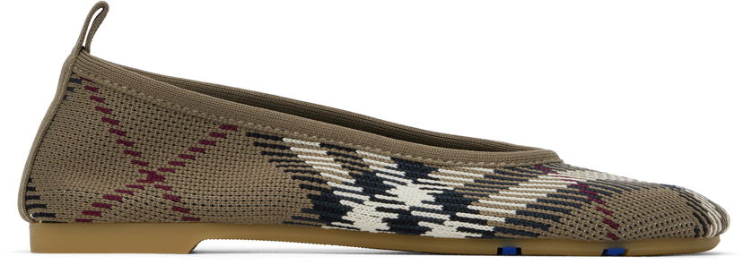 плаття Burberry Burberry Check Ballerina Flats Коричневий | 8101054
