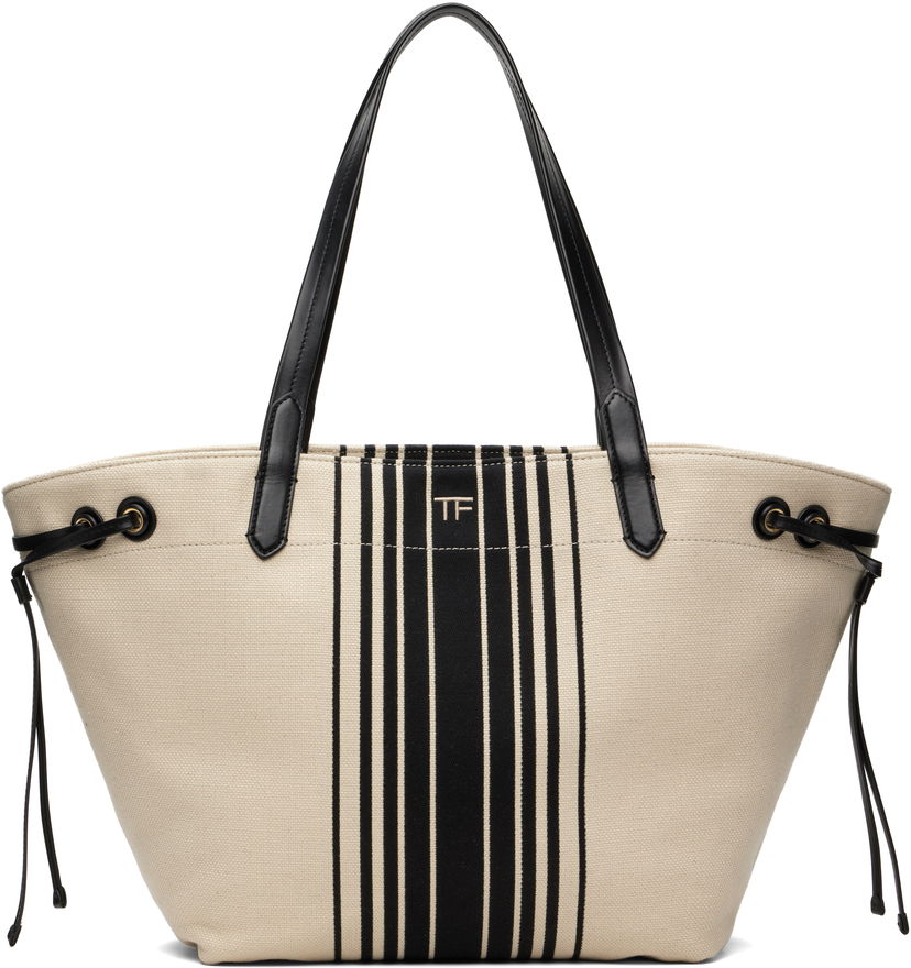 сумка-тоут Tom Ford TOM FORD Large Striped Tote бежевий | L1876-TCN056G