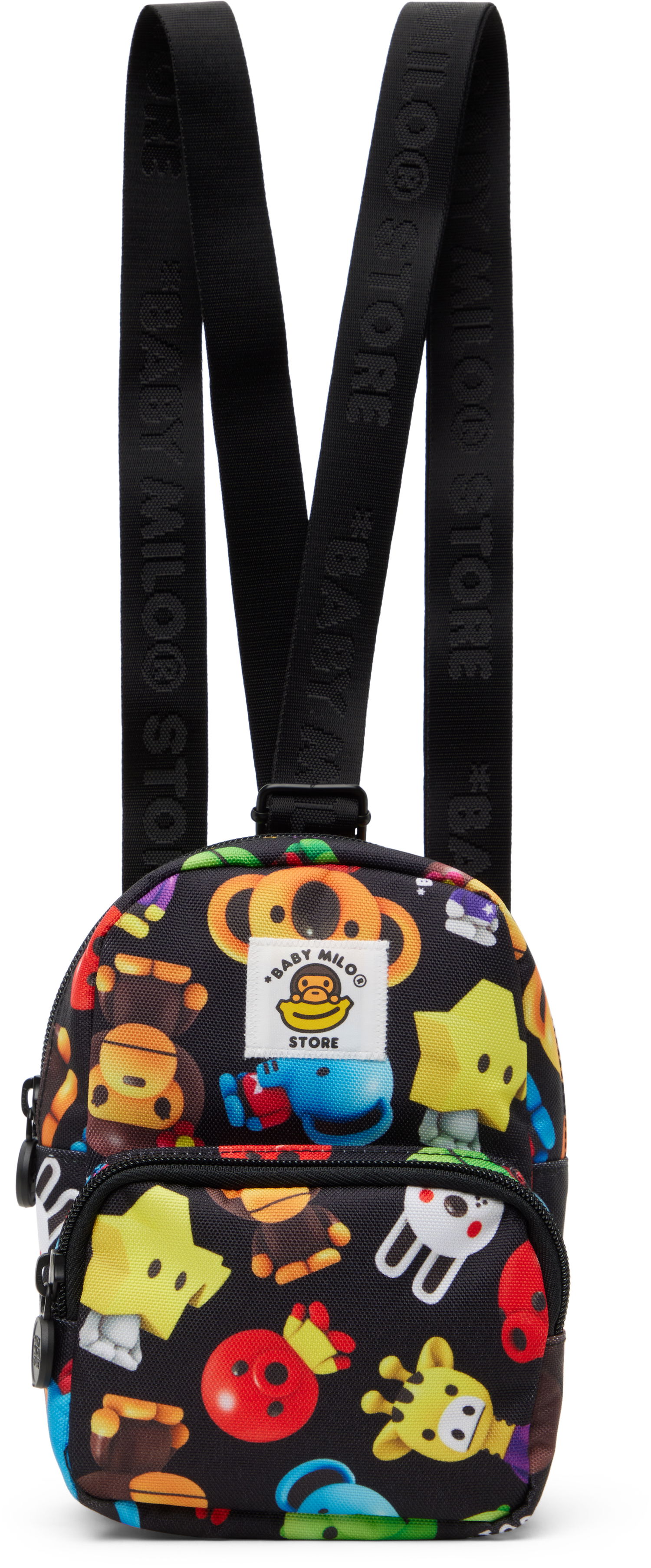 Рюкзак BAPE Milo 3D All Print Pattern Micro Backpack чорний | 0MXBGW4280XXO, 0