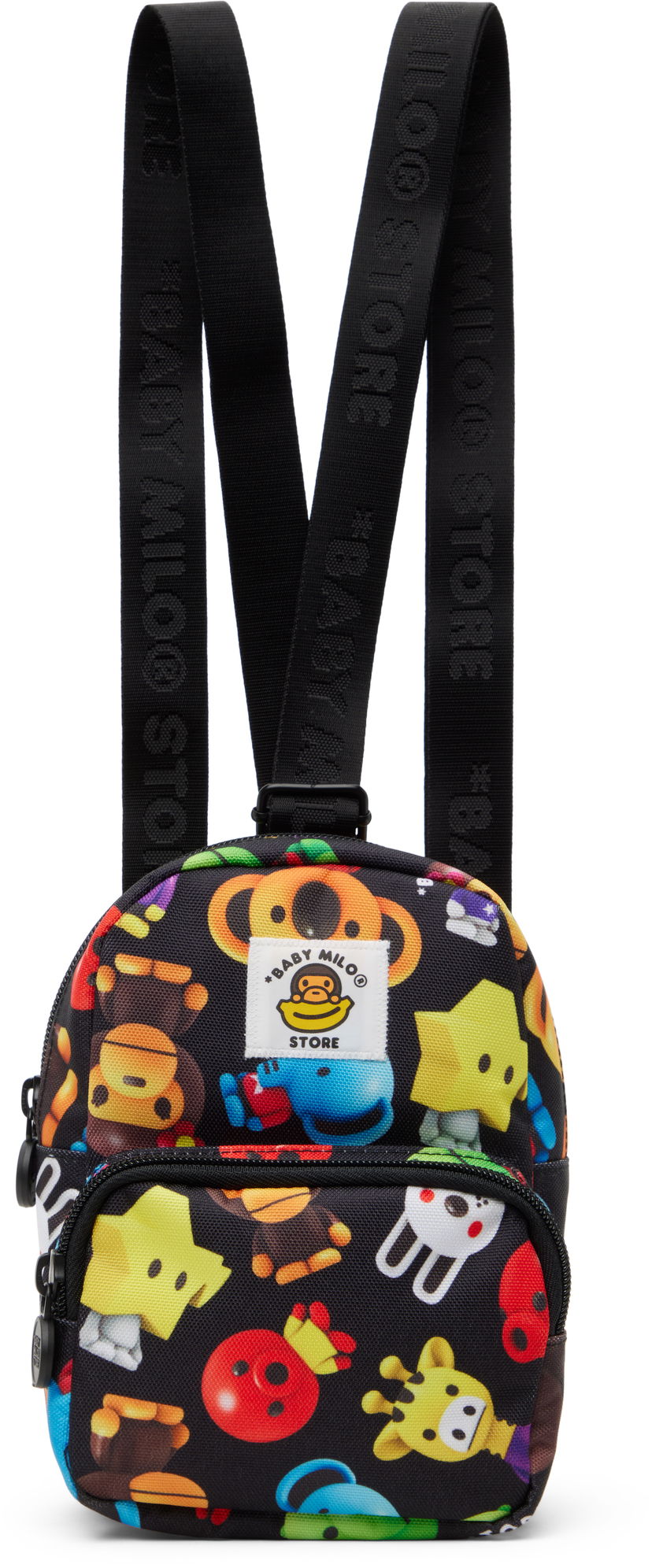 Рюкзак BAPE Milo 3D All Print Pattern Micro Backpack чорний | 0MXBGW4280XXO