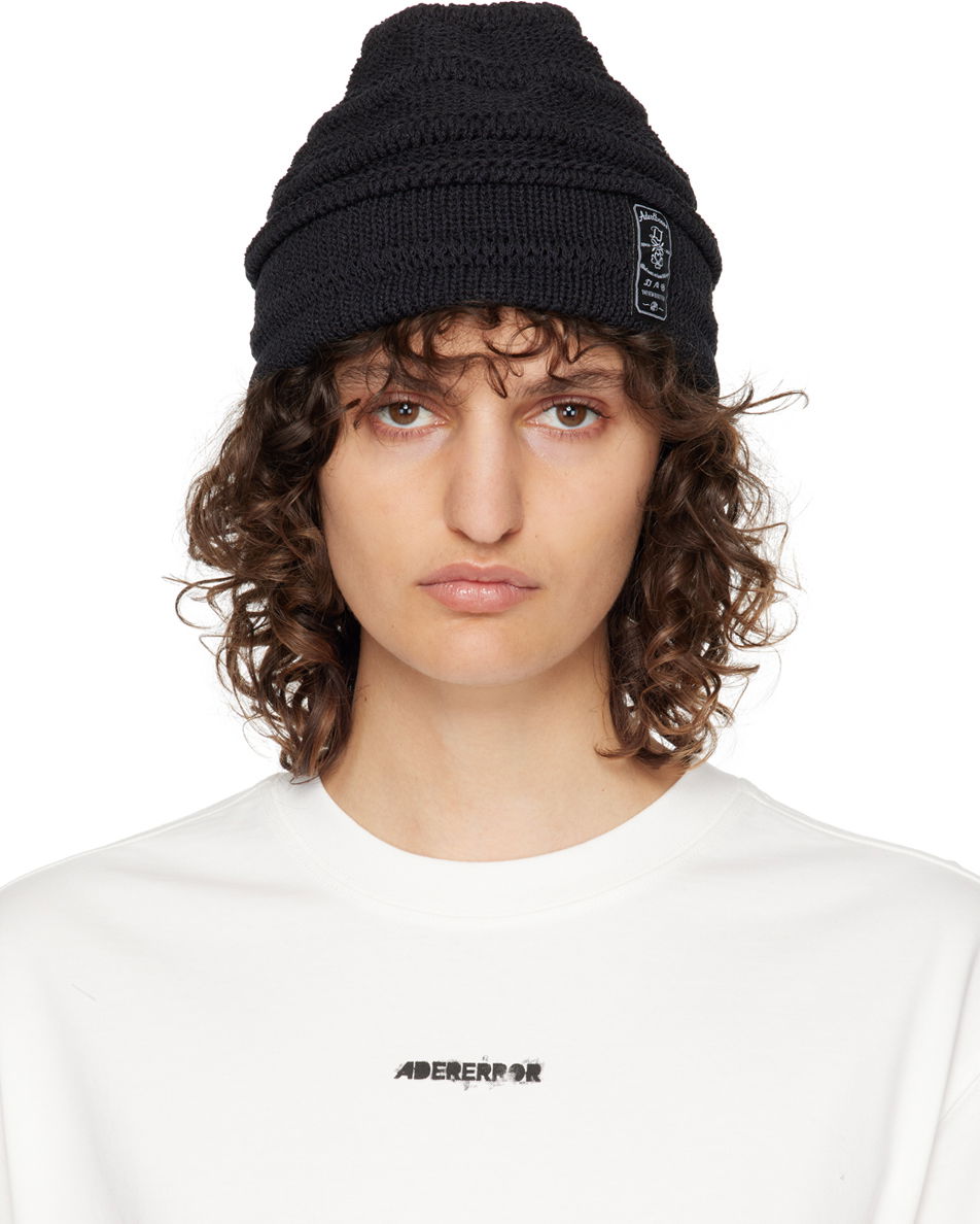 Шапка ADER ERROR Montblanc Black Knitted Beanie чорний | BMADSSHW0503BK, 0