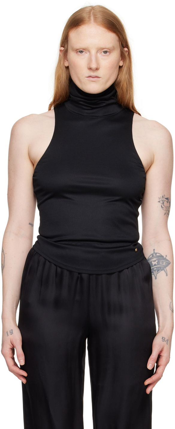 Безрукавка Anine Bing Sleeveless Mock Neck Top чорний | A-08-0407-000