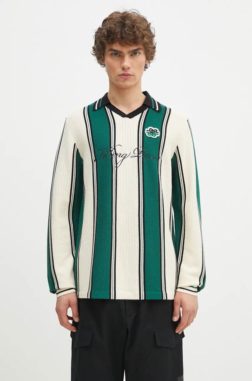 Джерсі Filling Pieces Knit Football Jersey Зелений | 91099041926