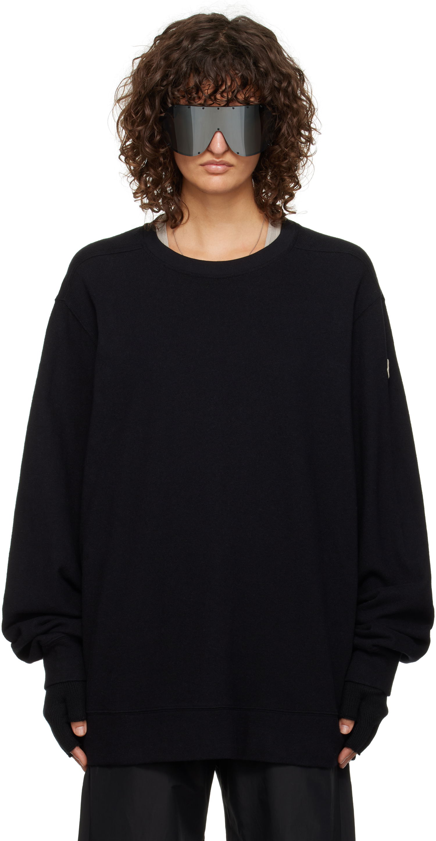 Світшоти Rick Owens Moncler x Jumbo Sweatshirt чорний | MU02D8G01 M4435, 0