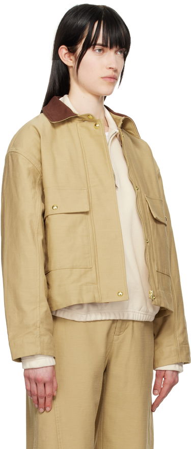 Куртка rag & bone Rag & Bone Nonie 2-in-1 Twill Jacket бежевий | WAW25S20167516, 1