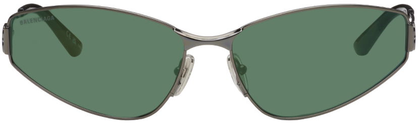 Сонцезахисні окуляри Balenciaga Cat-Eye Sunglasses Зелений | BB0335S-005