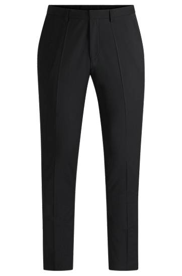 Штани BOSS Extra Slim Fit Super Flex Trousers чорний | 50446520