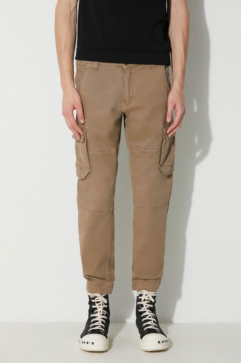 Штани карго Alpha Industries Jogger Army Pants Beige бежевий | 196210.183