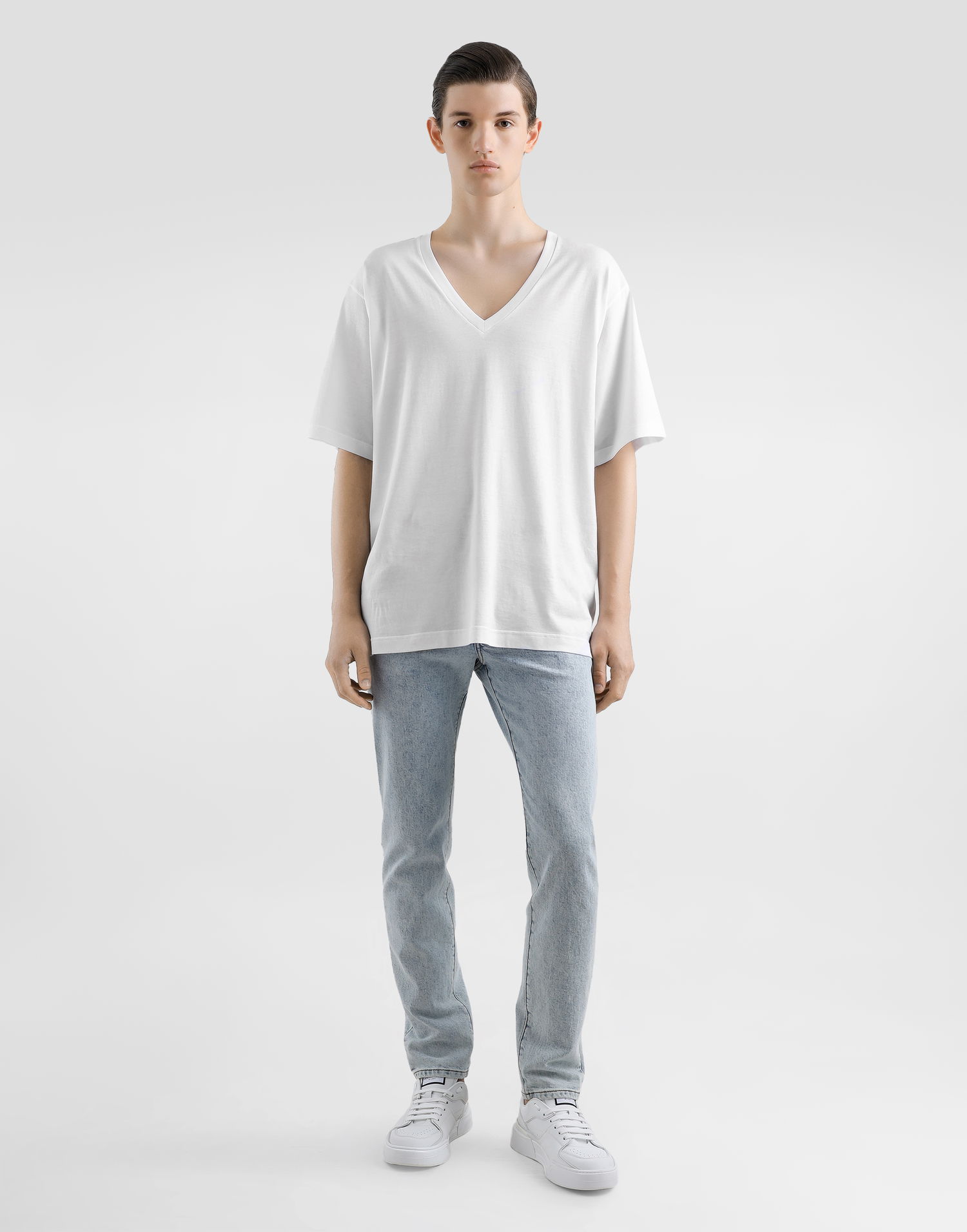 Джинси Dolce & Gabbana Dolce & Gabbana Slim-Fit Stretch Jeans Синій | GY07CDG8MV2S9001, 1