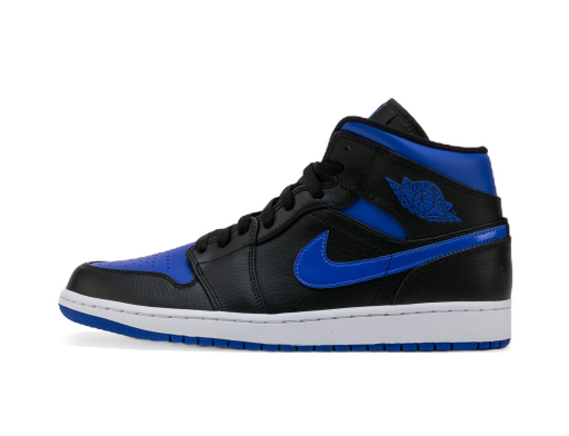 Обмежене видання Jordan Air Jordan 1 Mid "Black Hyper Royal" Синій | 554724-068