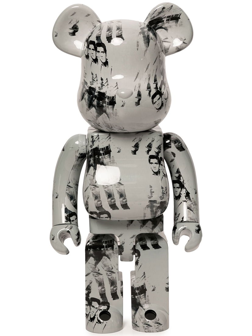 Колекційний Medicom Toy BE@RBRICK Andy Warhol's Elvis Presley 1000% - Grey Сірий | AWEP100016963719