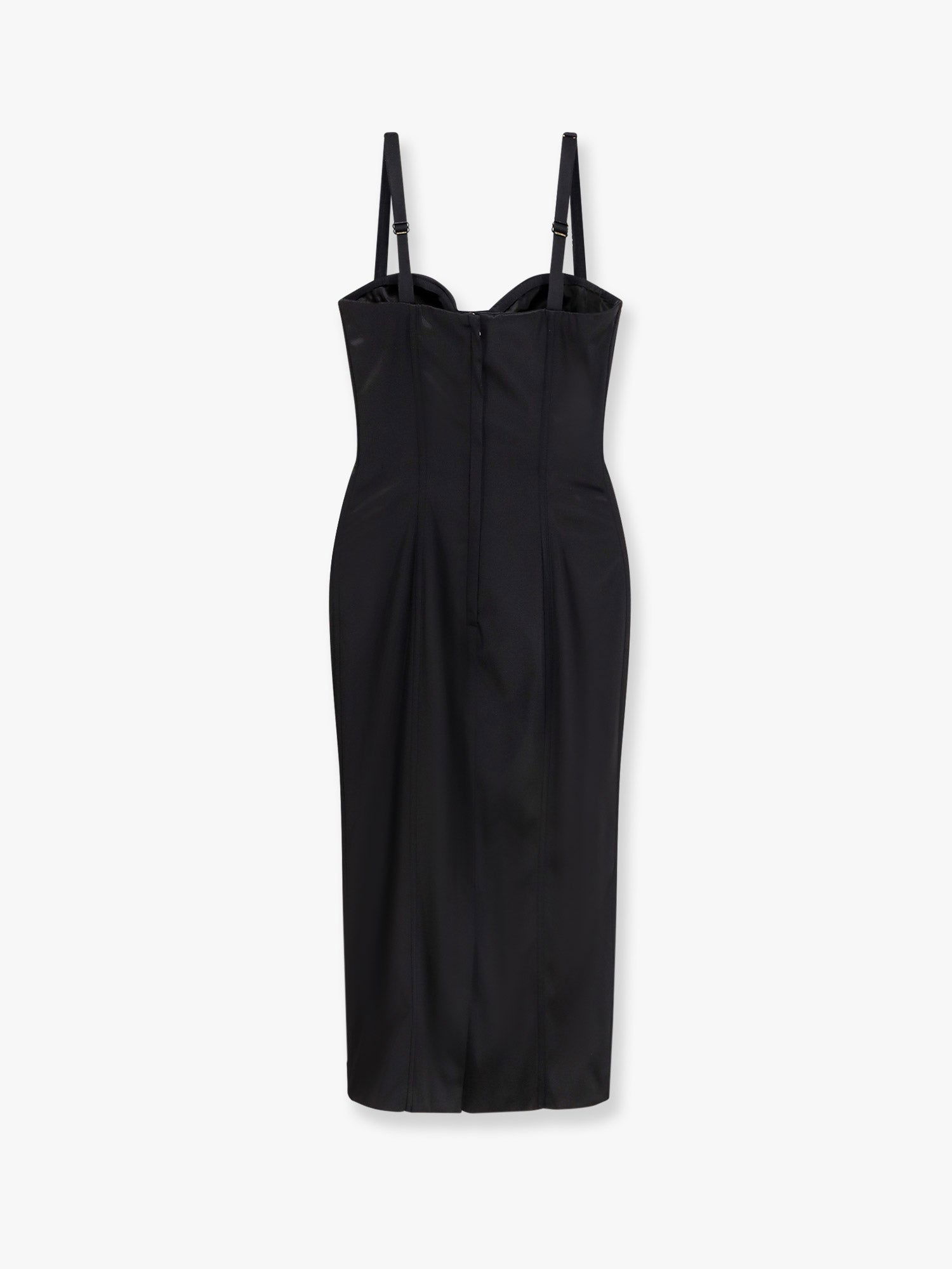плаття Dolce & Gabbana Dolce & Gabbana Fitted Midi Dress чорний | F6DIHTFURADN0000, 1