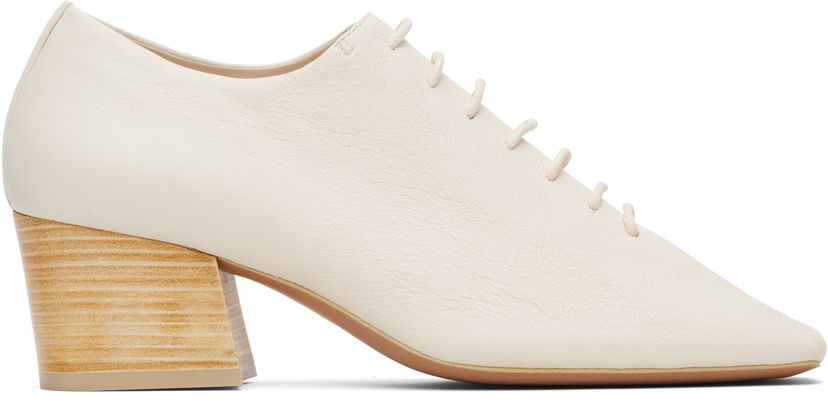 Ювелірні вироби LEMAIRE LEMAIRE Souris Classic 55 Derby Heels білий | FO0246 LL0070