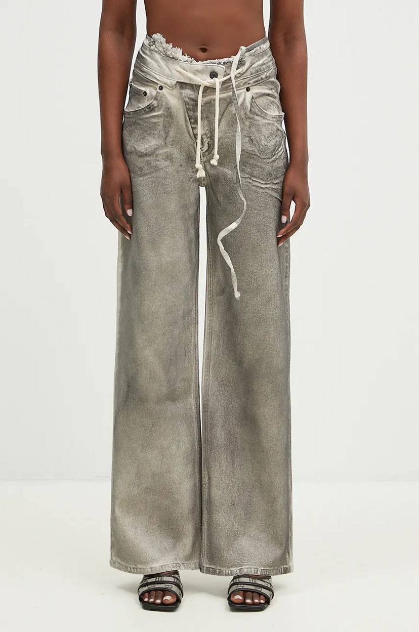 Джинси Ottolinger Ottolinger Double Fold Pants Сірий | 1170803921