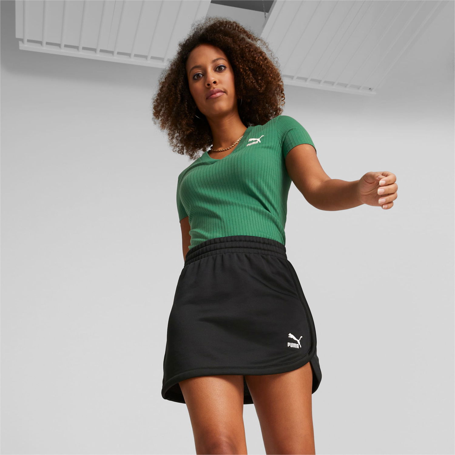Спідниця Puma Classics A-Line Skirt чорний | 538061_01, 0