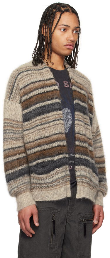 Cветр ISABEL MARANT Isabel Marant Danah Striped Open Cardigan Різнокольоровий | 25PCA0014HA-C1L09H, 4