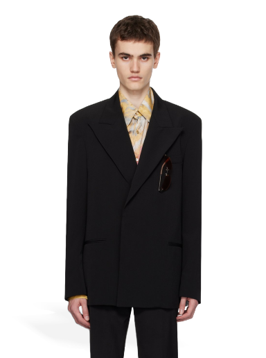 Пальто Acne Studios Double Breasted Blazer чорний | BH0189-