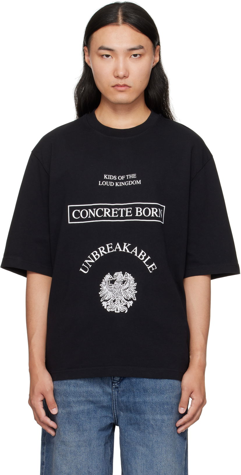 Футболка Han Kjøbenhavn Kingdom Oversized T-Shirt чорний | M-134725