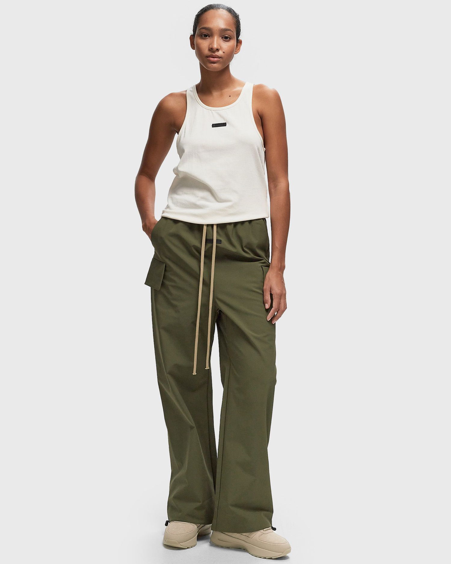 Безрукавка Fear of God Essentials Tri-Blend Tank Top, Size L білий | 125BT245492FW-059, 1