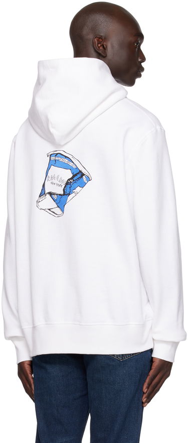 Світшоти rag & bone Rag & Bone Coffee Hoodie білий | MBC23HT040AP40, 2