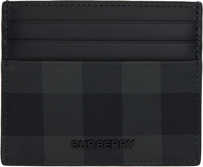 Гаманець Burberry Burberry Sandon Check Card Holder чорний | 8112259